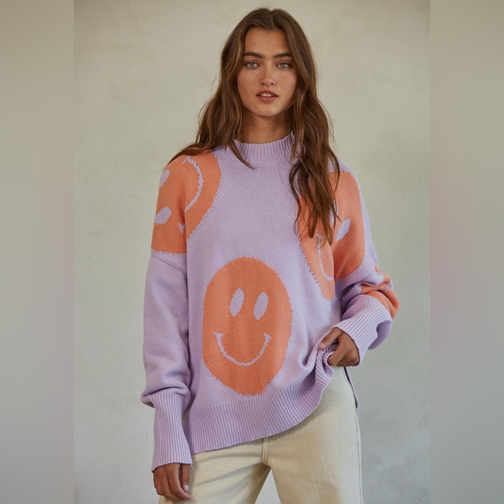 Smile Oversized Sweater